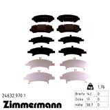 Передние тормозные колодки 246329701 Otto Zimmermann rd:z