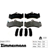 Передние тормозные колодки 246411771 Otto Zimmermann
