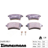 Передние тормозные колодки 246931851 Otto Zimmermann