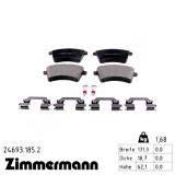 Передние тормозные колодки 246931852 Otto Zimmermann