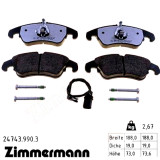 Передние тормозные колодки 247439903 Otto Zimmermann