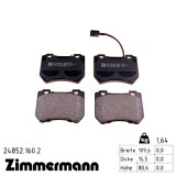 Передние тормозные колодки 248521602 Otto Zimmermann