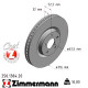250.1384.20 Передний тормозной диск 316x32 Otto Zimmermann CoatZ
