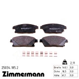 Передние тормозные колодки 250341852 Otto Zimmermann