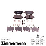 Передние тормозные колодки 251341702 Otto Zimmermann