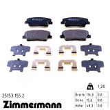 Задние тормозные колодки 251531552 Otto Zimmermann