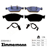 Передние тормозные колодки 251589002 Otto Zimmermann
