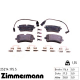 Задние тормозные колодки 252141755 Otto Zimmermann
