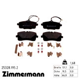 Передние тормозные колодки 253281952 Otto Zimmermann
