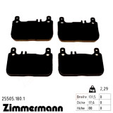 Передние тормозные колодки 255051801 Otto Zimmermann
