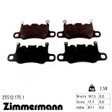 Задние тормозные колодки 255121751 Otto Zimmermann