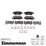 Задние тормозные колодки 256031752 Otto Zimmermann