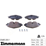 Передние тормозные колодки 256832001 Otto Zimmermann