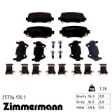 Задние тормозные колодки 257341702 Otto Zimmermann