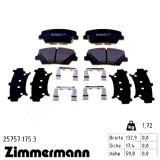 Передние тормозные колодки 257571753 Otto Zimmermann