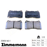Передние тормозные колодки 258501601 Otto Zimmermann