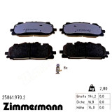 Передние тормозные колодки RDz 258619702 Otto Zimmermann
