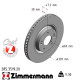285.3519.20 Zimmermann Передний тормозной диск 320x28 на HYUNDAI i40 CW (VF) с двигателем 1.6 GDI