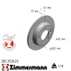 285.3528.20 Zimmermann Задний тормозной диск 262x10 на HYUNDAI i30 Kombi (GD) с двигателем 1.6 GDI