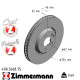 400.3668.75 Передній лівий гальмівний диск 334x32 Otto Zimmermann Formula Z