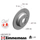 400.3692.20 Задний тормозной диск 300x10 Otto Zimmermann CoatZ