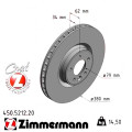 Передний тормозной диск 380x34 Zimmermann CoatZ