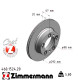 460.1524.20 Zimmermann Задний тормозной диск 292x20 на PORSCHE BOXSTER (986) с двигателем 2.7