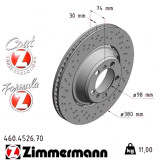 Задний левый тормозной диск 380x30 460452670 Otto Zimmermann Formula Z
