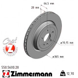 Задний тормозной диск 365x28 550560020 Otto Zimmermann CoatZ