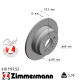 610.1197.52 Zimmermann Sport Z Спортивный задний тормозной диск с перфорацией 295x10 на VOLVO V70 I (875, 876) с двигателем 2.4 Turbo AWD