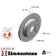 610.3703.20 Zimmermann Задний тормозной диск 288x12 на VOLVO S60 I (384) с двигателем 2.0 T