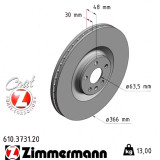 Передний тормозной диск 366x30 610373120 Otto Zimmermann CoatZ